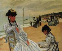 Monet, Claude Oscar - On the Beach at Trouville